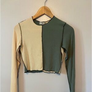 Long sleeve crop top by Adika